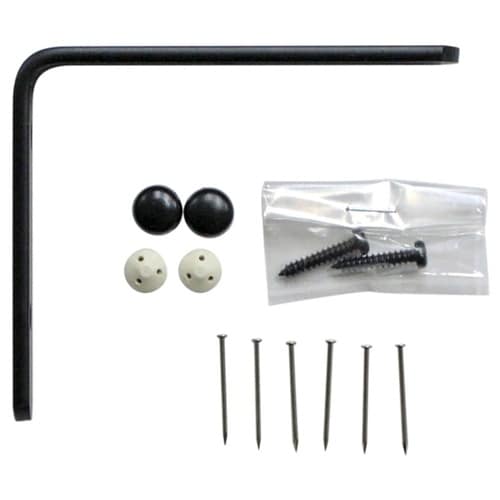 石膏ボードにつく棚受 棚1枚用 黒 TK