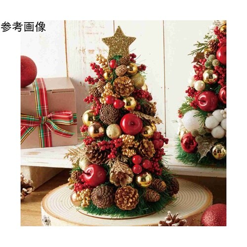 ミックス卓上ミニツリー 30cm レッド