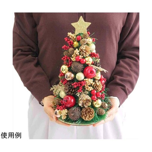 ミックス卓上ミニツリー 30cm レッド