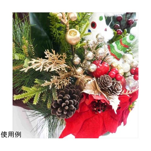 ポインセチア造花 アレンジ 高さ42cm
