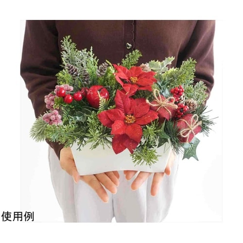 ノルディックポインセチア造花 アレンジ