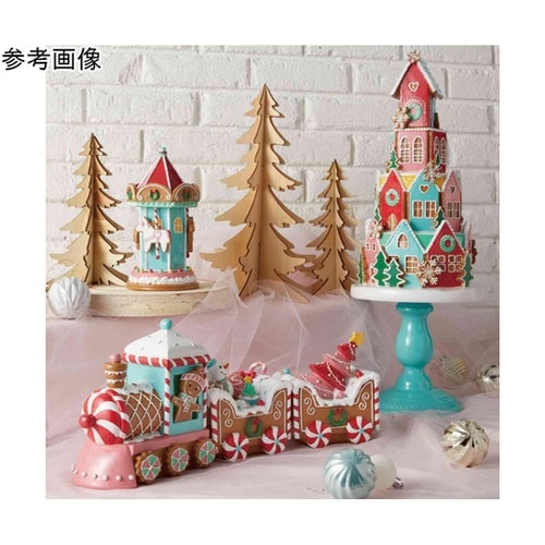 カラフルクリスマスオブジェ メリーゴーラ