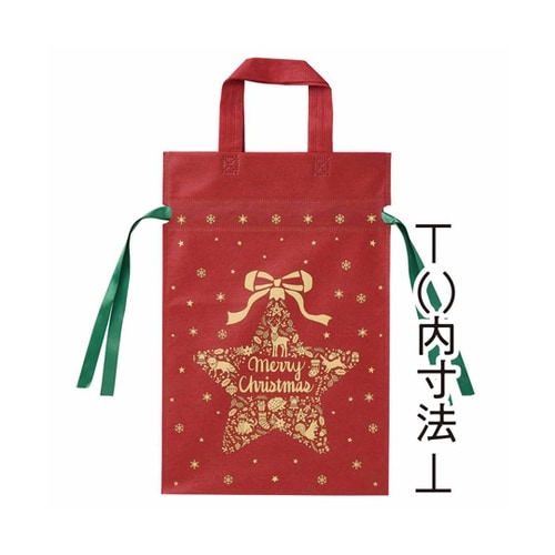 20枚 不織布リボン付きギフトバッグ シ