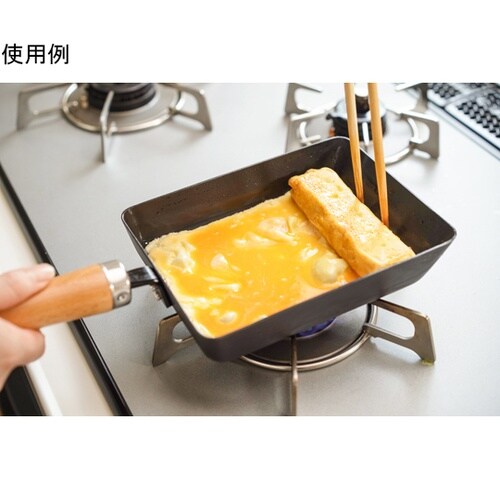 永良 IH対応窒化鉄玉子焼 14×19c