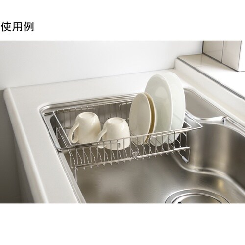 燕三 シンクインオン伸縮水切りかご EM