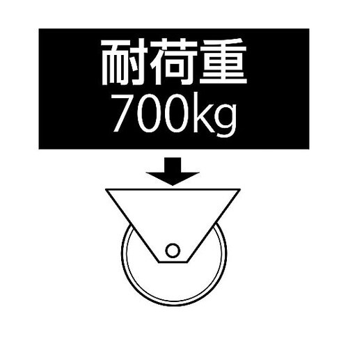 125mm キャスター(自在金具/ブレー