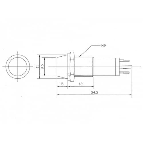 CTL904R6V LEDブラケット 赤