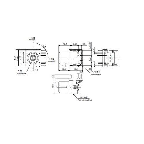 キースイッチ MRK1012B−R−Z