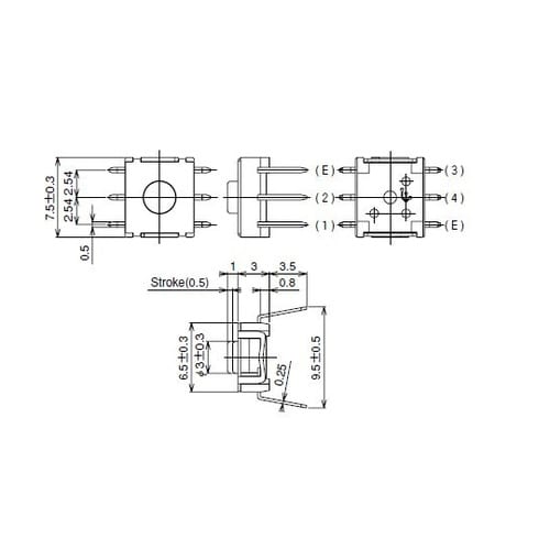 タクティール押しボタンスイッチ TME1