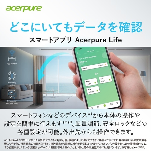 法人向け空気清浄器 Acerpure P