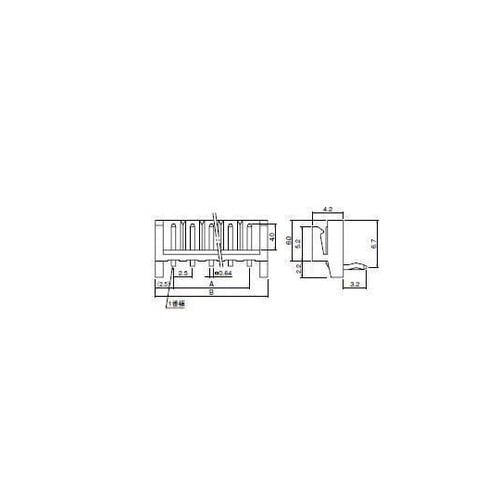EHコネクター 2.5mmピッチ ベース