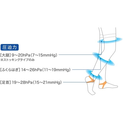 ファインサポート 膝下(ハイソックス)