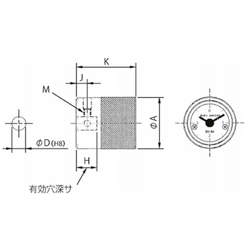 インデックスハンドル SD−53B−25