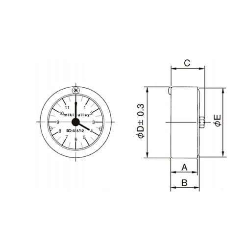 インデックスハンドル SD−53B−25