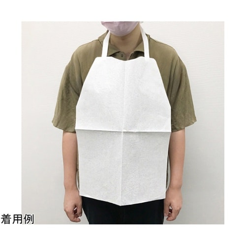 使い捨て紙エプロン 白 1ケース(100