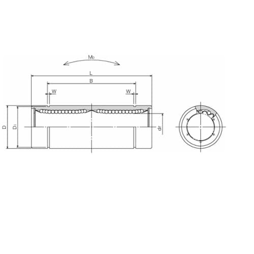 スライドブッシュ ダブル形 SM−W S