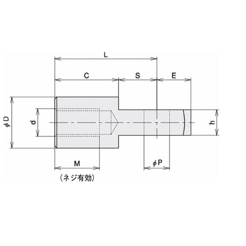 ロッドエンド T型 T−6