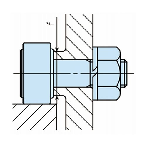 スラストワッシャ付カムフォロア CF−W