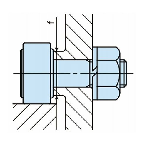 標準カムフォロア CF−VB(総ころ)
