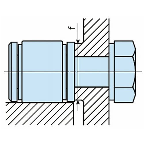 スラストワッシャ付きミニアチュアカムフォ