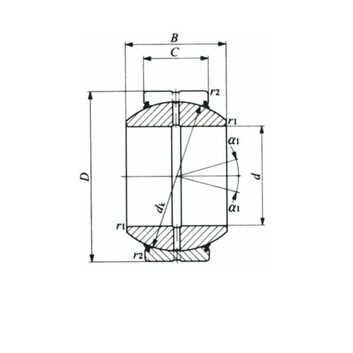給油式球面滑り軸受 GE−G・GE−GS