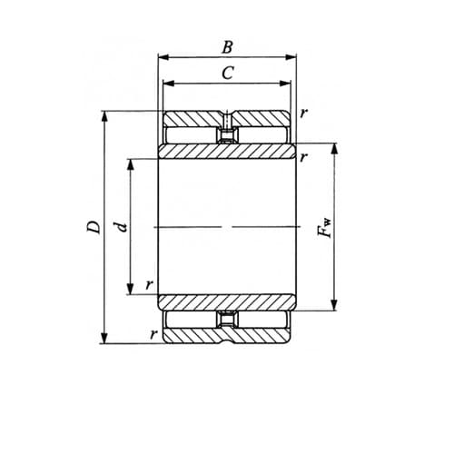 旋削形ニードルベアリング GTR・GTR