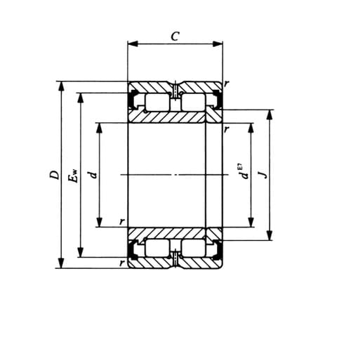 総ころローラベアリング NAG NAG4