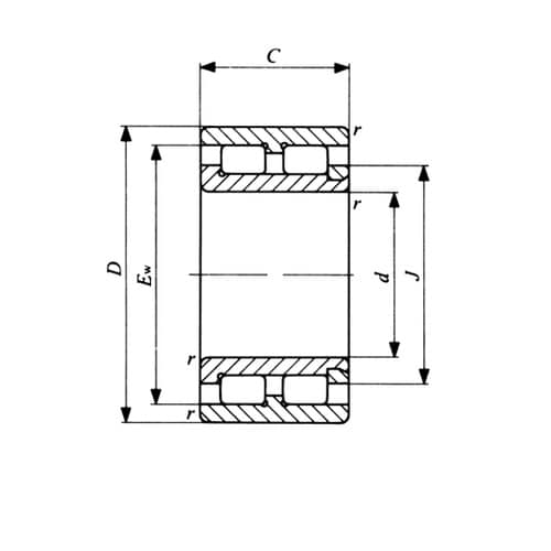 総ころローラベアリング NAG NAG4
