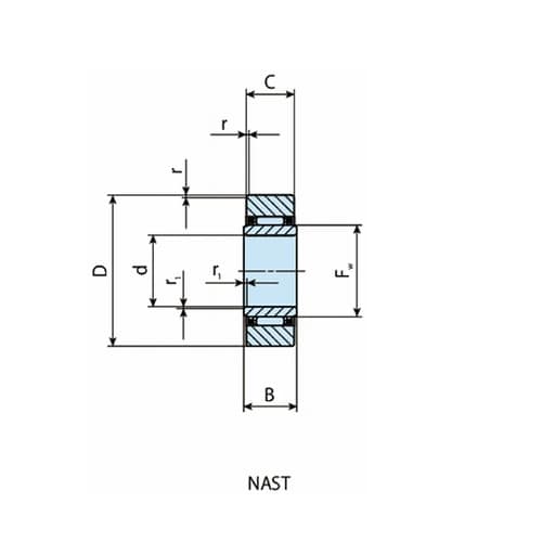 分離形ローラフォロア RNN NAST1