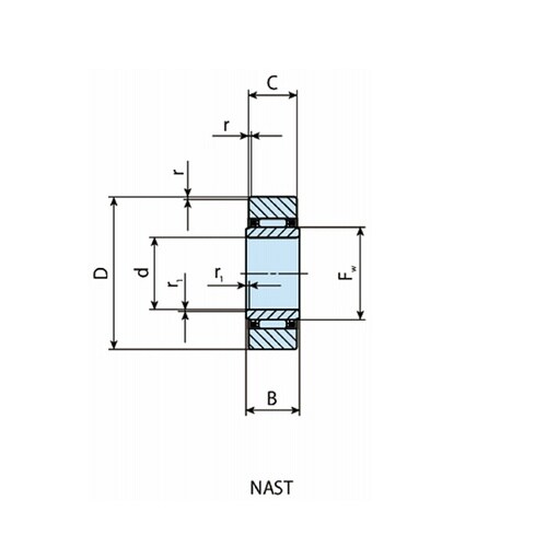分離形ローラフォロア RNN NAST1