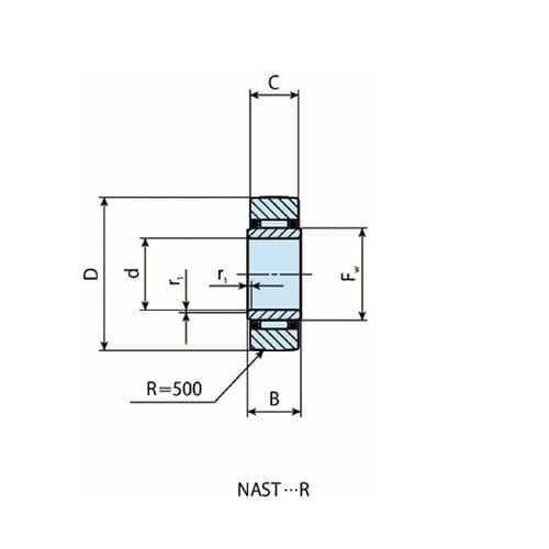 分離形ローラフォロア RNN NAST8