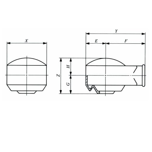 エルボール用ダストカバー PRC PRC