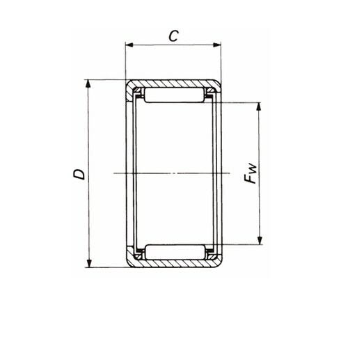 シェル形ニードルベアリング TLA TL