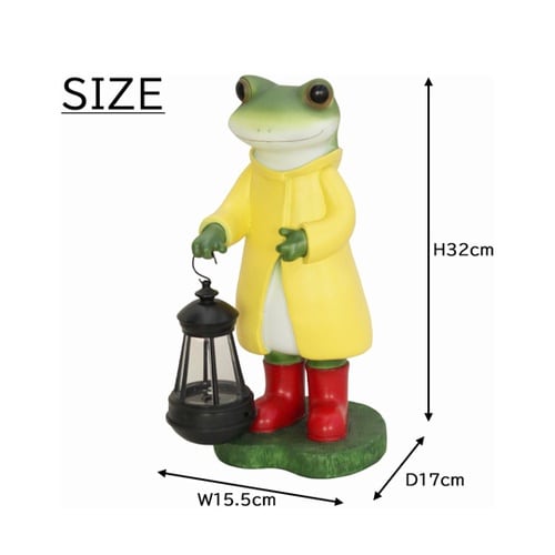 ソーラーライト かえる L−702