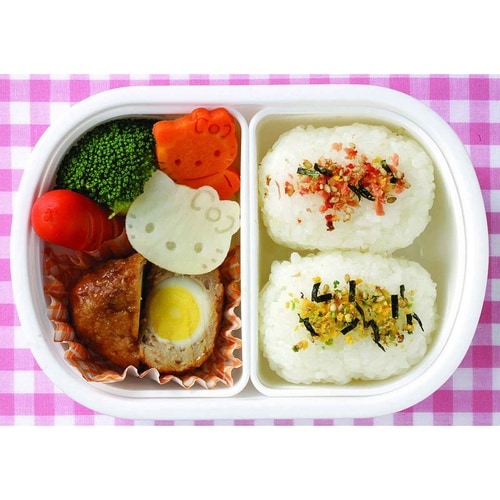抜き型 ハローキティ キャラ弁 野菜抜き型