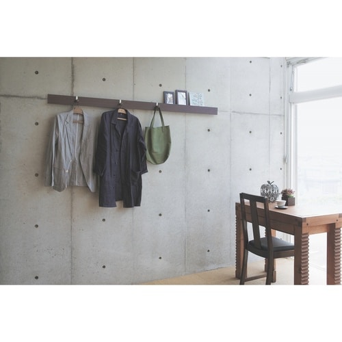 フック 長押ラック用 コートフック セピア