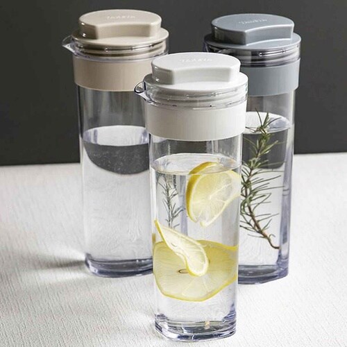 冷水筒 スリムジャグ 1.1L 横置き ベージュ