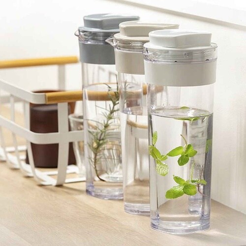 冷水筒 スリムジャグ 1.1L 横置き グレー