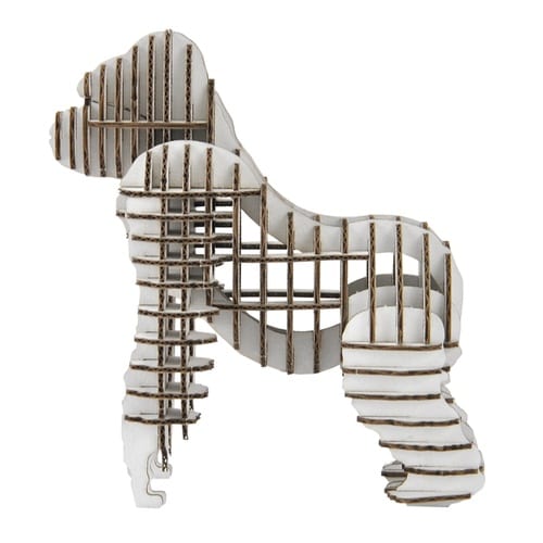 工作キット ダンボール製 GRID ホワイト