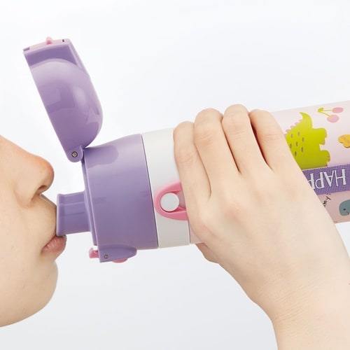 水筒 キッズ 420ml ステンレス 2way