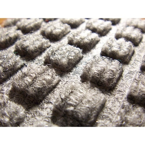 玄関マット 吸水速乾 44×74cm ダークグレー