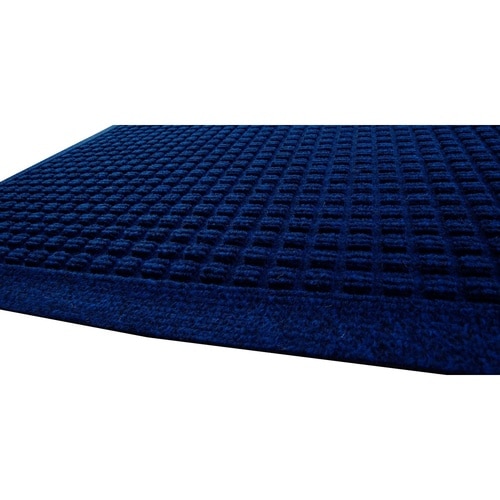 玄関マット 吸水速乾 62×88cmネイビーブルー