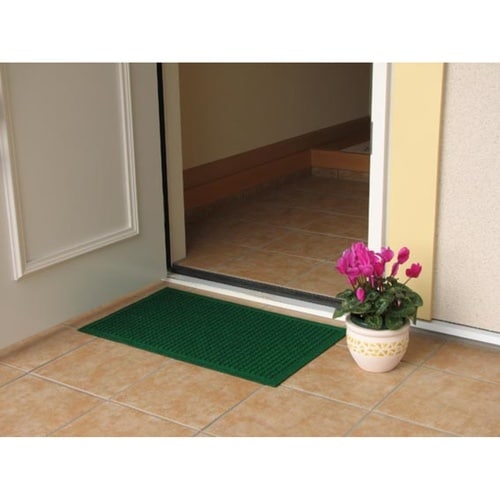 玄関マット 吸水速乾 62×88cm グリーン