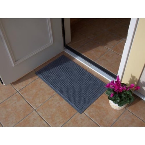 玄関マット 吸水速乾 62×88cm グリーン