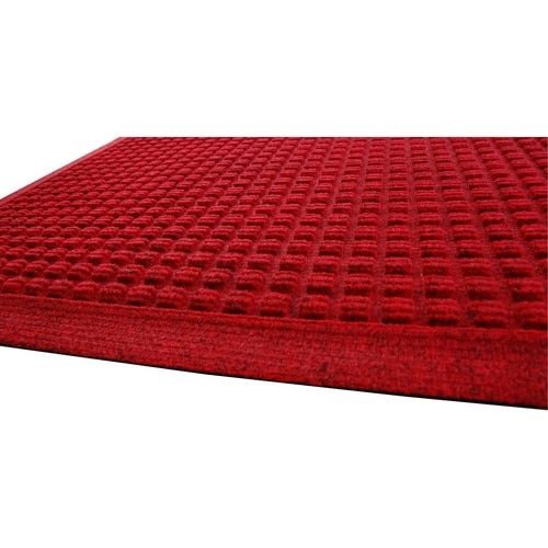玄関マット 吸水速乾 62×88cm レッド