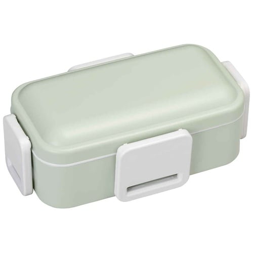 弁当箱 2段 600ml 抗菌 ふわっと グリーン