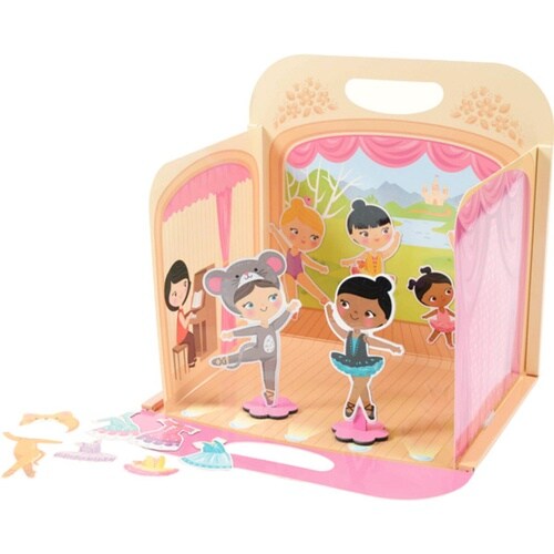 おもちゃ マグネットバッグ 着せ替えバレリーナ