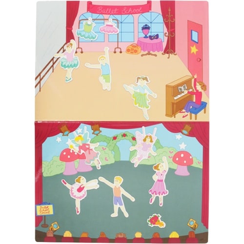 おもちゃ マグネットブック バレエ