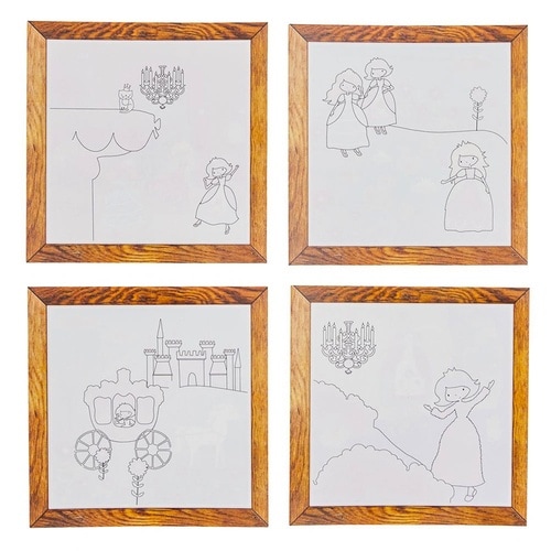 おもちゃ 水で浮き出るマジックペイント プリンセス