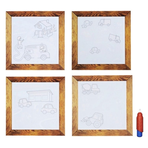 おもちゃ 水で浮き出るマジックペイント 乗り物